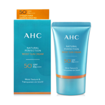 A.H.C 내추럴 퍼펙션 모이스트 선 크림 SPF50+ PA++++, 50ml, 4개
