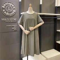 보니스팍스 NC02 심플 절개 A라인 원피스 A38OP250