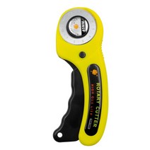 45mm 로터리 커터 가죽 패브릭 커팅 공예 도구 핸들 롤링 퀼팅 바느질 안전 잠금 장치 포함, 01 Cutter with 1 blade