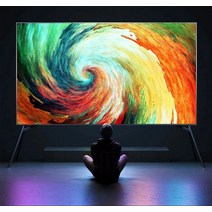 하이센스 4K 전면 100인치 LCD TV 스마트패드 75 80 85 90 120인치 초고화질 음성, 평면120【방폭초청음성4K】HDR