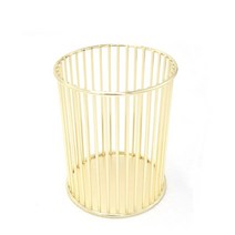 화장품 브러쉬 보관함 정리대 트레이 화장품 메이크업 브러쉬 보관 상자 원통형 케이스 보관 립스틱 브러쉬 펜 홀더 주최자 연철 펜 보관, 황금 3