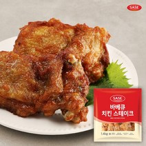 [씨기프트]바베큐 치킨 스테이크 1.4kg 냉동 닭다리살, 단품