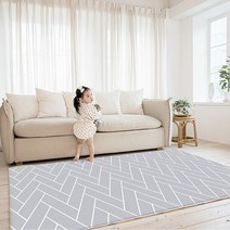 12T 프로비 에코 양면 대형 놀이방매트 200x150cm (3종/택1), 01.프로비 리틀세모 200x150x1.2
