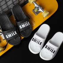 [qh1]남여공용 커플 사무실 실내 실외 여행 스마일 슬리퍼