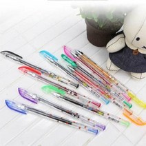 동아 미피 향기나는 펜 0.38 0.5 중성펜 향기펜, 0.5mm-에메랄드