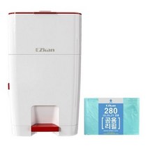 이지캔 4중차단 프리미엄 쓰레기통 퓨어레드