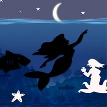 3세 4세 인어공주 그림자놀이 장난감 선물 유아 shadow 어린이집 여아