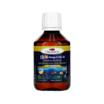 오슬로메가 노르웨이산 어린이용 오메가3 피쉬 오일 천연 레몬 향 200ml 도코사헥사엔산, 1개