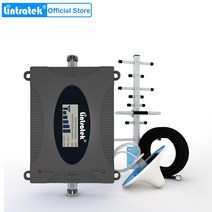 중계기Lintratek CDMA 850MHz B5 LTE 셀룰러 증폭기 모바일 신호 부스터 2g 3g 리피터 gsm 4g 천장 안테나, 02 미국 플러그_06 AWS 1700MHz