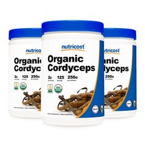 오가닉 동충하초 파우더 250g 3병, 단품, 단품