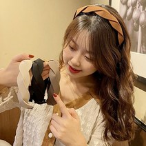 꽈배기 머리띠 헤어밴드 볼륨머리띠 귀안아픈머리띠 꼬임헤어밴드 심플머리띠 데일리 넓은머리띠 제니머리