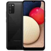 삼성 갤럭시 A02s (A025U1) 32GB 듀얼 SIM GSM 잠금 해제 (CDMA Verizon/Sprint 지원되지 않음) 미국 버전 (고속 자동차 충전기 번들) (블랙
