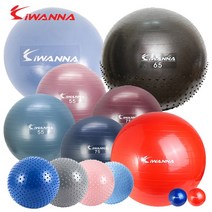 아이워너 미니짐볼 다이어트짐볼 PVC짐볼 필라테스짐볼 25cm 55cm 65cm 75cm 웨이트볼, 라벤더