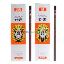 문화연필 더존연필(B.2B/컴퓨터용)/450원*12입, B심연필