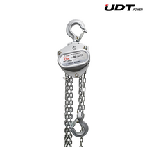 UDT 파워 체인블럭 UC-010 미니형 1T 키토 동급 호이스트 삼발이 지지대 도르레, 1개