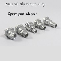 알루미늄 합금 스프레이 건 커넥터 PPS 어댑터 컵 일회용 측정 SATA Devilbiss iwata에 적합, 01 Aluminum alloy 1