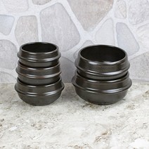 경산세라믹 초강도내열 무흡수 쇠돌이 직화 뚝빼기 업소용 식당용 내열도자기 계란찜 토기 찌개솥 모음 도매, 1개, 4호