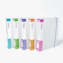 이글바인더 A5 20공 반투명 PP 바인더 520B, 바인더 + 블랙 고정밴드, 1세트
