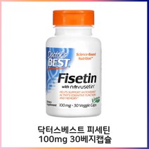 닥터스베스트 피세틴 100mg 30 베지캡슐, 1개, 30정