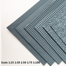 우드락 폼포드 건축용스티로폼 압축스티로폼 2pcs 2030cm 건물 모델 재료 pvc 문화 돌 벽 배경 단계 패널 바닥 풍경 디오라마 모래 테이블 레이아웃, 50스케일 블루