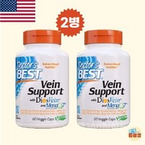 디오스민 헤스페리딘 1000mg 비타민K2 베인서포트 60캡슐 2병
