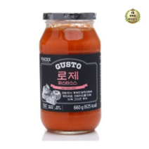 라이브잇 피코크 구스토 로제 파스타소스, 1개, 660g