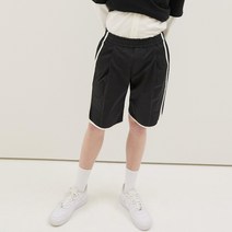 [NOHANT] PIPING TRAINING SHORTS BLACK 270549