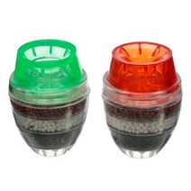 1 pc 가정용 주방 홈 탄소 수도꼭지 미니 수돗물 깨끗한 필터 정수기 여과 카트리지 21-23mm 탄소 물 필터, 16-19mm