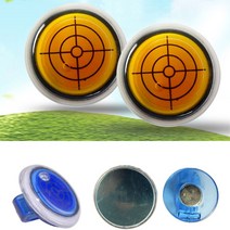 골프 수평계 볼 공 수평 마커 골프티 마크 티, 주황