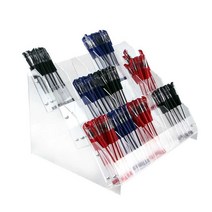 문구점 펜매대 아크릴 볼펜 진열대 펜시점 문구보관함, 2단 10그리드 펜홀더