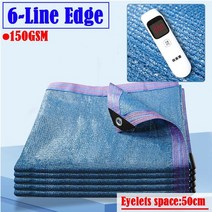 햇빛 가리 야외 파티오 가리개 항해 홈 발코니 개인 정보 보호 스크린 정원 퍼걸라 수영장 차양 그물 자동차 천막, [37] 4x5m, [01] 6-Line