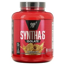 BSN 신타-6 아이솔레이트 프로틴 파우더 드링크믹스 피넛버터 쿠키 1.82kg, 1823.44g, 4병