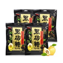 CW 청우 흑사탕 180g x 4개 캔디 간식 후식 디저트, 단품