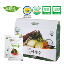 (해독주스) 전남 담양에서 만든 유기농 야채수 110ml*30팩