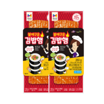 목우촌 주부9단 둘리 불에구운 김밥햄 130g 2개 소풍, 목우촌 주부9단 둘리 불에구운 김밥햄 130g X 2개