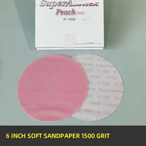 일본 Kovax 연마 용 6 인치 소프트 그라인딩 사포 150mm 샌딩 디스크 자동차 샌더와 자체 접착, 02 P1500 25 PCS_01 25 PCS