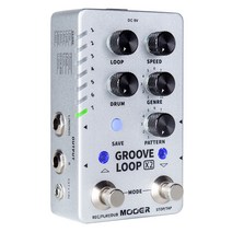 루프스테이션 Mooer X2 루퍼 그루브 페달 기타 액세서리 코러스 루프 박스 프로세서 Musica Accesorios140