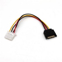 조이쿨 SATA to IDE 4P 전원 변환 케이블 (0.18m), 1개