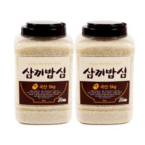 [산지직송] 삼끼밥심 2023년 키크는 햅쌀 하이아미 5kg, 2개