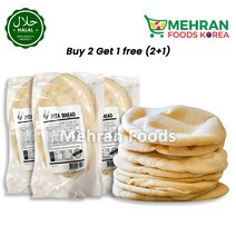 SIB Pita Bread (Roti) (6pcs) (Roti) 420g (2+1) 1260g 피타 브레드 (빵), 2pcs