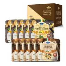 폰타나 그릴드 머쉬룸수프 180g x 5p + 크리미 포테이토 치즈수프 180g x 5p, 2세트