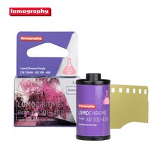 [로모그래피] 뉴 포뮬러 크롬퍼플 35mm 필름 XR ISO100-400 1롤 1팩, 단일속성