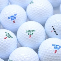 던롭 화이트 A 등급 10알 중고골프공비재생