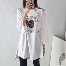 세라제이 루즈핏 호키64 언발트임 7부 롱티셔츠