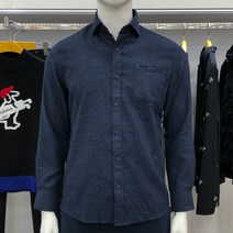 루이까스텔 남성 투톤 스트라이프 세미와이드에리 셔츠 3MCSH958U