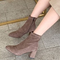 가이아슈 가젤리 스판 앵클부츠 7.5cm