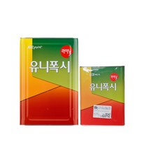 KCC 페인트 유니폭시라이닝(R) : 에폭시 바닥재 상도 무용제 셀프레벨링 공장 병원, 적갈색(각캔), 1개