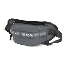 두손자유로운 영문레터링 공용 힙색 허리파우치