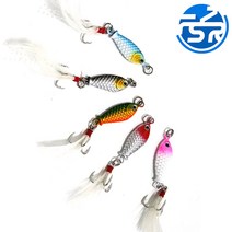 LongKingLure 메탈지그5g 배스 쏘가리 볼락 송어 꺽지, Black, 5g