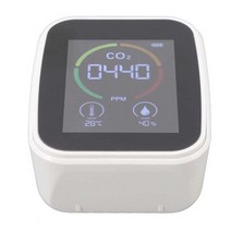 Indoor Air Quality Monitor Good Accuracy Low Consumption TVOC Co2 Detector Large Heat 240x240P for, 한개옵션1, 01 Color2